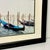 1980s 1980s Vintage Italian Coastal Venus Blue Gondola at Dock Framed Photography. For Sale - Image 5 of 13