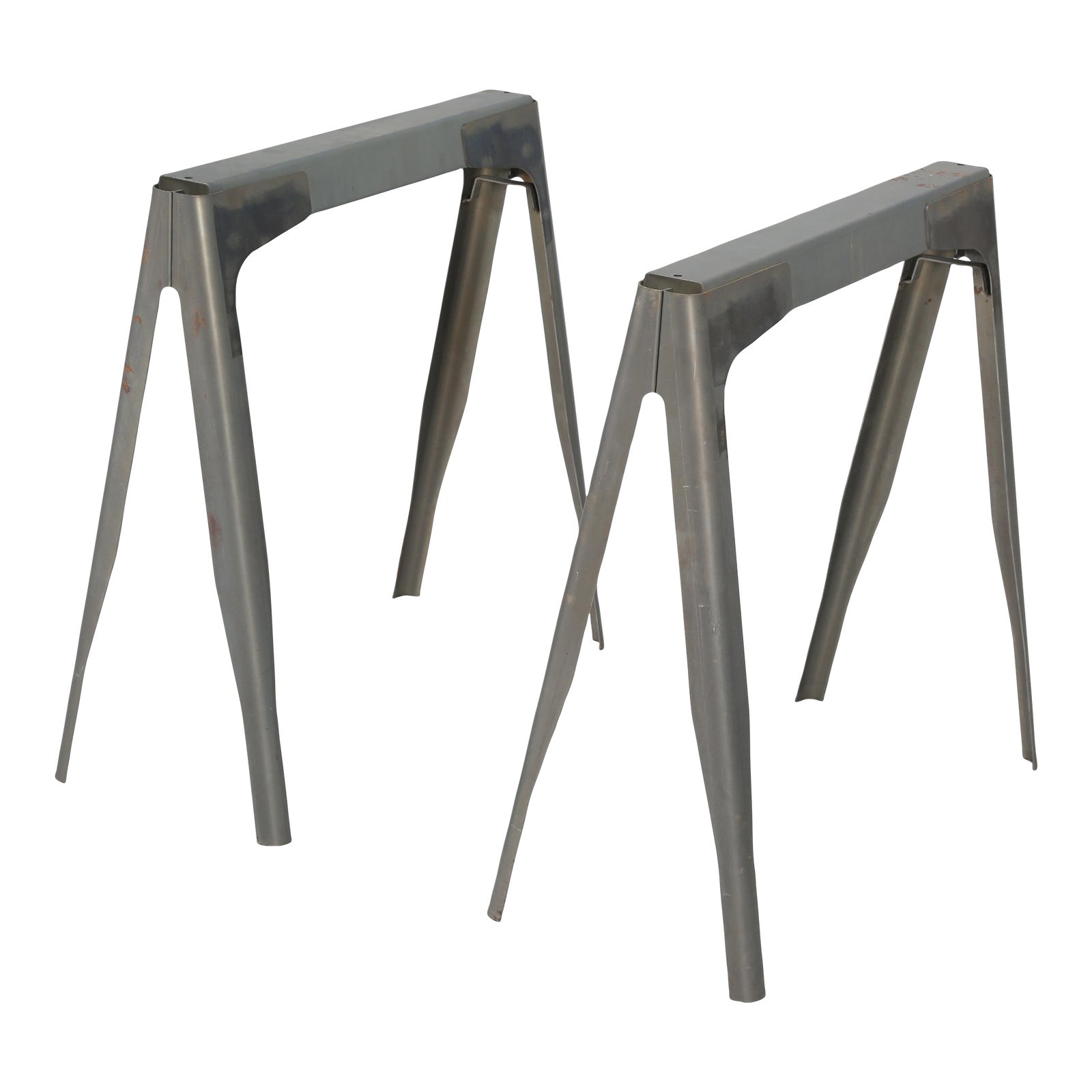 Genuine French Made Tolix Steel Trestle Table Legs Chairish