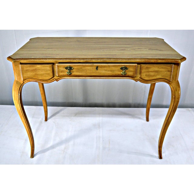 FrenchStyle Cabriole Leg Writing Desk Chairish