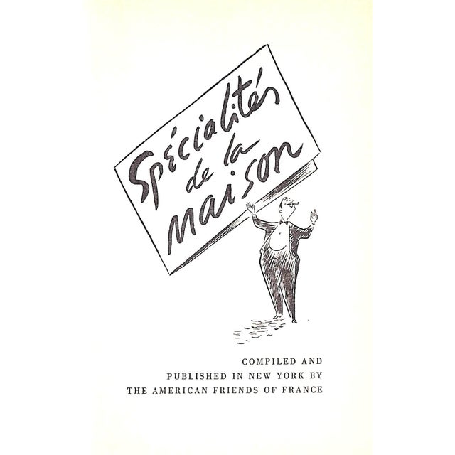 Traditional "Specialites De La Maison" 1940 For Sale - Image 3 of 12