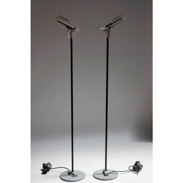 Artemide Sintesi Terra Floor Lamps by Ernesto Gismondi for Artemide - a Pair For Sale - Image 4 of 4
