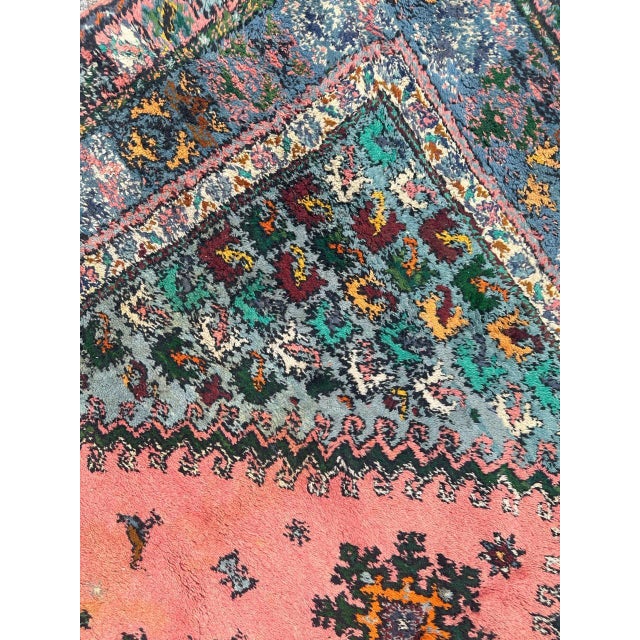 Vintage Moroccan Rustic Rabat Rug, 1960s For Sale - Image 10 of 18