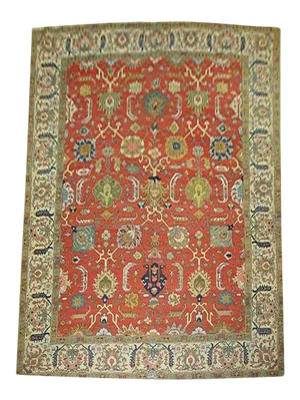 1930s Vintage Persian Rabriz Rug