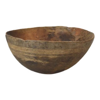 Early 20th Century Nupe Wood Bowl Nigeria For Sale