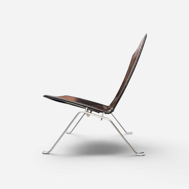 PK22 Lounge Chair by Poul Kjærholm for Fritz Hansen, Denmark, 1980s For Sale - Image 9 of 13