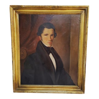 Original Mid 19th C American Portrait of John Mark Rutherford (1813–1852) For Sale