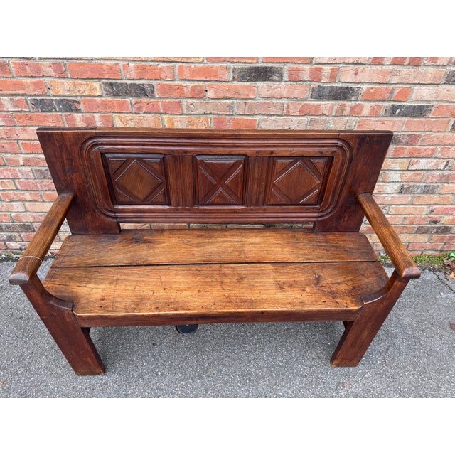19th Century English Bench For Sale - Image 10 of 13