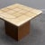 Graphic Travertine Tile Coffee Table on Oak Base, 1970s For Sale - Image 4 of 11