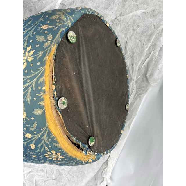 Vintage Upholstered Slipper Chair For Sale - Image 9 of 10