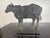 19th Century American Copper Bull Weathervane, Hand-Crafted Folk Art For Sale - Image 4 of 12