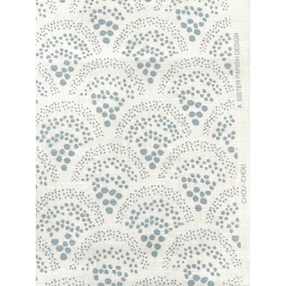 Sister Parish Chou Chou Light Blue Fabric- 2 Yards For Sale
