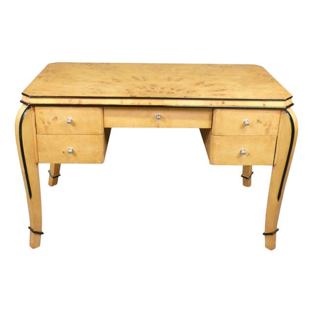Antique French Art Deco Writing Desk, 1890s For Sale