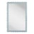 Fleur Home Audubon Bamboo Rectangle Mirror in Parma Gray, 30x40 For Sale