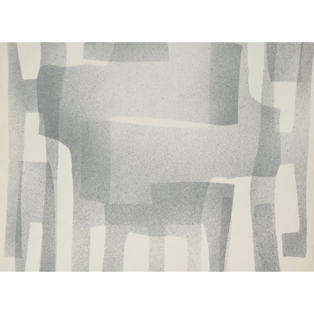 Ernst Bräuer, Composition Grau, 1964, Lithograph For Sale - Image 6 of 13