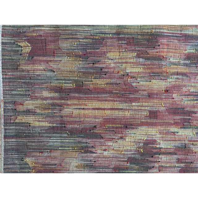 French Mid-Century Modern Wool Tapestry by Jean-Claude Bissery For Sale - Image 14 of 14