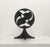 Roberto Vecchione, Black Abstract Il Mondo Sculpture, 1980, Lacquered Pewter For Sale - Image 9 of 18