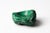 Natural malachite stone specimen vide poche tray hand carved at center. May be used as a decorative object or used as a...