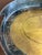 Vintage Oval Brass and Metal Serving Tray With Handles For Sale - Image 4 of 11