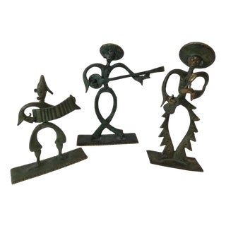 Vintage Brass Band, Italy, 1950s, Set of 3 For Sale