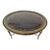 Vintage Hollywood Regency Style Hand-Painted Papier-Mâché Oval Tray on Faux Bamboo Stand For Sale