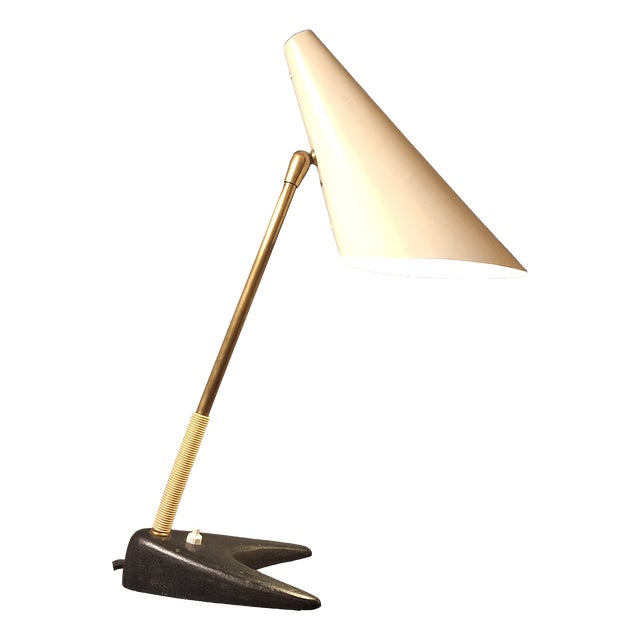 Mid-Century Modern Table Lamp from J. T. Kalmar, Austria, 1950s For Sale