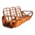 Vintage MCM Paul Frankl 6 Strand Rattan Sofa For Sale
