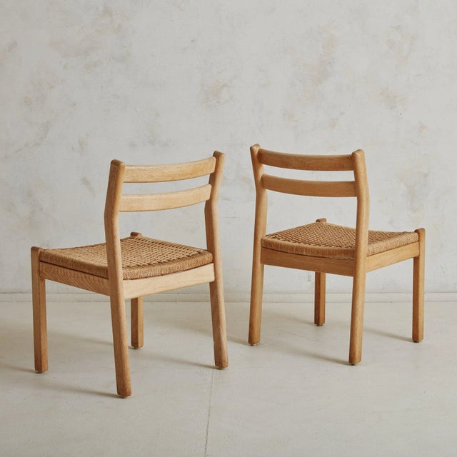 Wood + Woven Papercord Dining Chair by Kurt Østervig, Denmark 1960s - 3 Available For Sale In Chicago - Image 6 of 12