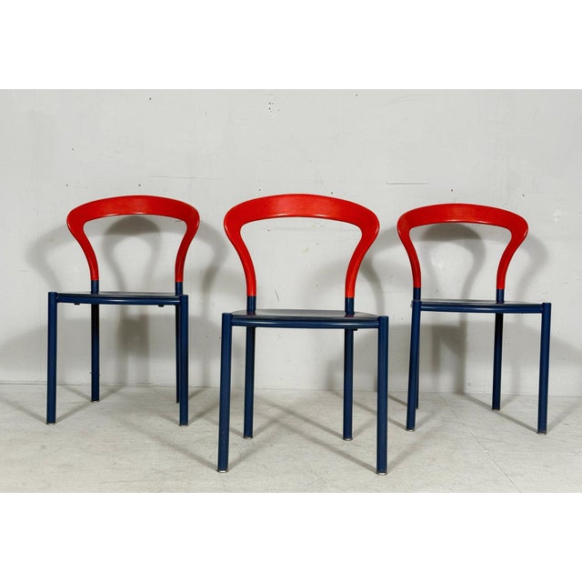 Lotus Chairs by Hartmut Lohmeyer for Kusch&Co., Germany, 1980s, Set of 4 For Sale - Image 4 of 17