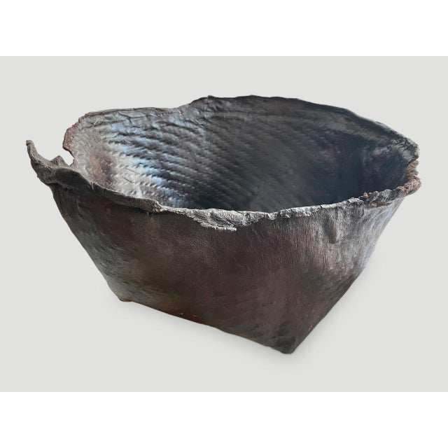 Polished Buffalo Hide Container For Sale - Image 16 of 18