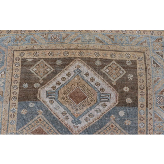 Antique Persian Kurdish Rug With All-Over Geometrics by Keivan Woven Arts For Sale - Image 10 of 12