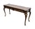 HEKMAN FURNITURE Burled Walnut Traditional Style 57" Accent Sofa Table w. Rounded Corners 27" High 57.5" Wide 18.25" Deep...