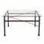 Vintage Scandinavian Glass and Metal Coffee Table by Johan Huldt, 1980s For Sale - Image 10 of 10