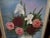 Mid-Century Modern Mid 20th Century Still Life Vase of Flowers Oil Painting, Framed For Sale - Image 3 of 10
