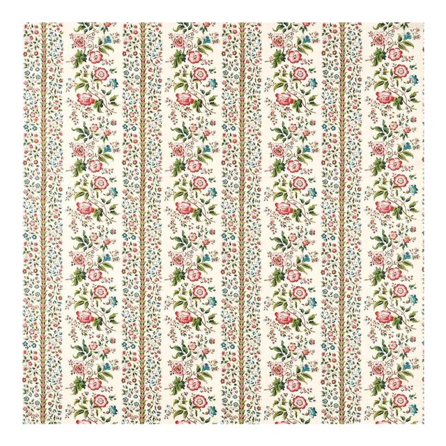 Sanderson Rose Pergola Fabric in Chintz For Sale