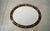 1960s 1960’s Hollywood Regency Oval Beveled Gilded Mirror For Sale - Image 5 of 12
