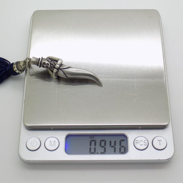 Vintage Italian Handmade Genuine Silver Neapolitan Hunchback Good Luck Charm For Sale - Image 9 of 10