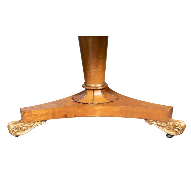 Wood William IV Maple Center Table For Sale - Image 7 of 10