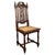 19th Century Antique Oak Carved Hallway Chair with Cane Seat For Sale - Image 11 of 11
