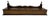 Antique Mahogany Wood Dresser Box - Serpentine Crest & Finials - 28” English For Sale