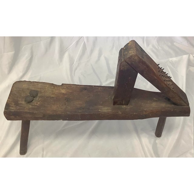 Primitive Antique Wooden Corn Sheller For Sale - Image 4 of 8