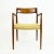 Scandinavian Modern Teak and Paper Cord Mod. 57 Armchair by Niels Otto Moller for J.l. Møllers For Sale - Image 3 of 15