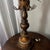French Provincial Antique Gold Gild Wheat Style Table Lamp For Sale - Image 3 of 11