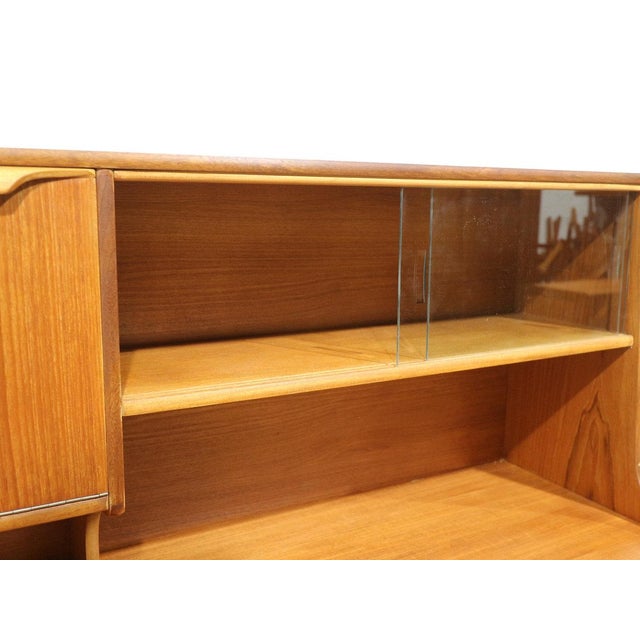 Mid Century Modern Vintage Teak British Tall Credenza Buffet by S Form For Sale - Image 15 of 16
