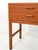 Brown Scandinavian Teak Bedside Table, 1960s For Sale - Image 8 of 12