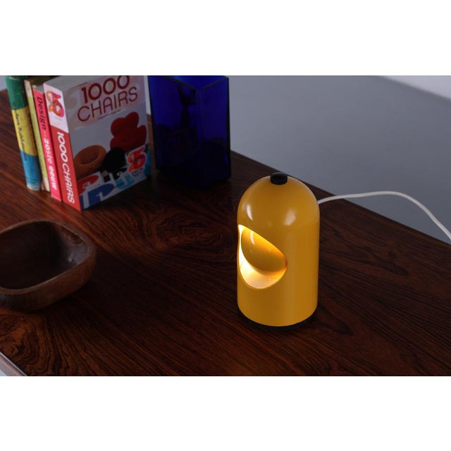 Yellow Interplay Eclipse Table Lamp from Lightolier, 1960s For Sale - Image 12 of 18