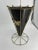 Mid Century Modern Brass and Black Umbrella Stand With Brass Leaves For Sale - Image 4 of 8