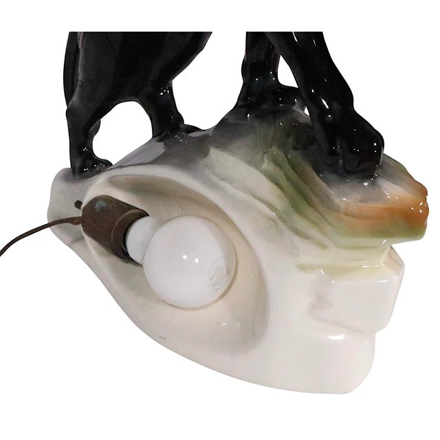 1950s Mid Century Modern Panther Tv Lamp by Lane & Co. For Sale In New York - Image 6 of 12