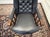 English Chesterfield Desk Chair in Black For Sale - Image 6 of 9