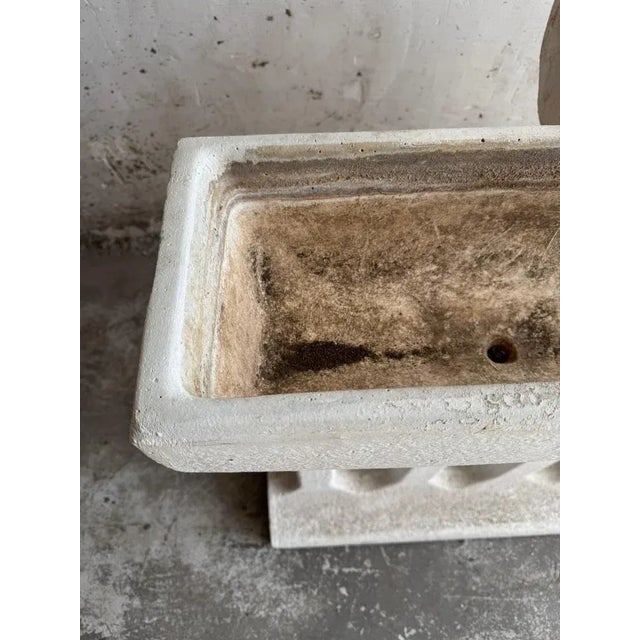 Brutalist Mid-Century Modern Concrete Planter, 1960s For Sale - Image 3 of 16