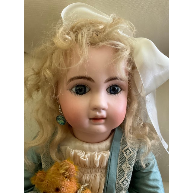 21” Jules Steiner Doll A13 doll marked on back of head and with stamp on hip. She is a blue eyed beauty with innocent...